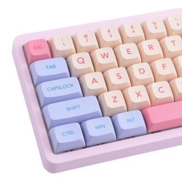 Imagem de Catekro 139 teclas XDA Profile PBT, superfície arredondada, côncava, sublimação térmica...
