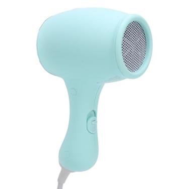 Imagem de Secador de Cabelo Infantil Yunir, Mini Secador de Cabelo Portátil para Viagem, 3 Velocidades de Negativo Iônico Temperatura Constante, Verde Vibrante