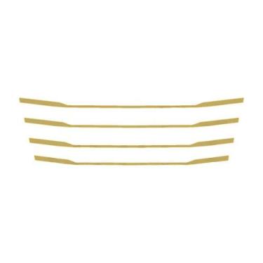 Imagem de Aplique Mascara Estreita Grade Para Scania NTG R/S Dourada - Venka