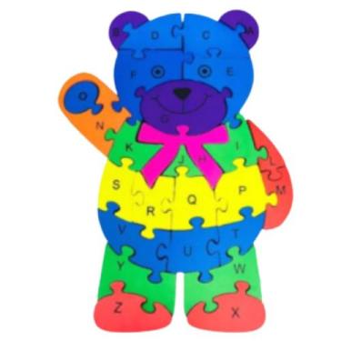Imagem de Quebra Cabeça Ursinho ABC e Números - Toymix