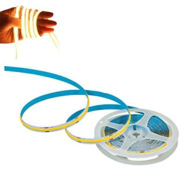 Imagem de Fita LED COB 3000K 12v 5 Metros IP20 Profissional Sala Quarto Ambiente