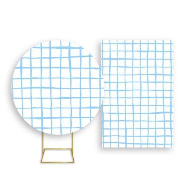 Imagem de Painel De Festa Redondo 1,50x1,50 + Painel Vertical 1,50x2,20 - Estamp
