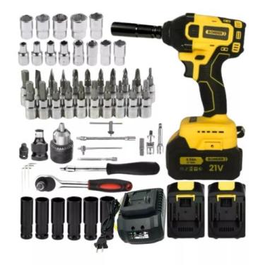 Imagem de Parafusadeira De Impacto Para Soltar Rodas De Carro Furadeira Maleta C