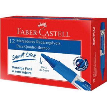 Imagem de Pincel Quadro Branco Recarregavel AZUL (7891360670049) - FABER-CASTELL