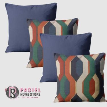 Imagem de Kit Com 4 Capas de almofada  40cmx40cm - pagiel homestore