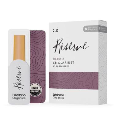 Imagem de Palheta Clarineta 2.0 (10) DAddario Organic Reserve Classic - DD WOODW