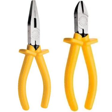 Imagem de Kit Alicate Bico + Alicate Corte Diagonal Isolado 1000V - Tramontina