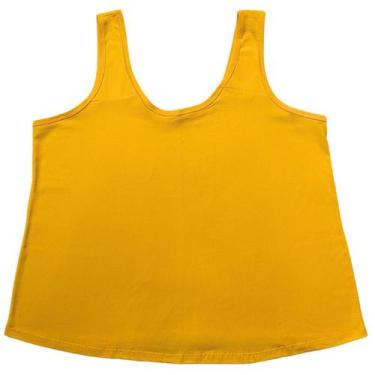 Imagem de Regata de Pijama Mega Plus Size (LISA) G5 ao G10 - Turbulencia, Amarel