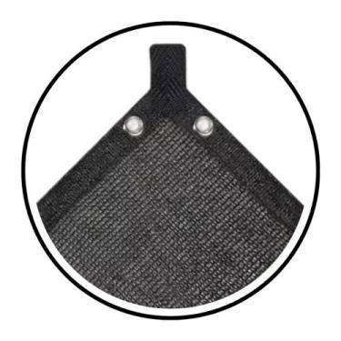 Imagem de Tela Sombrite Lona Sombra Solar 80% 4x2 Bainha E Ilhós - Solpack Agron