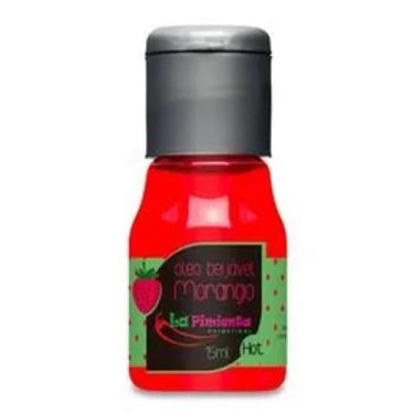 Imagem de Óleo beijavel para massagem hot - la pimienta, Morango
