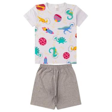 Imagem de Pijama Infantil Juvenil Menino Verão em Meia Malha Estampado - Analê, 