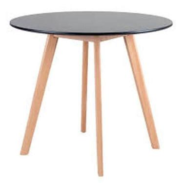 Imagem de Mesa De Jantar Redonda Leda 90cm Preta - UNIVERSAL MIX