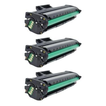 Imagem de Kit 3x Toner Compatível D111 Para 2022w M2022 M2022w M2020f - SUPLI