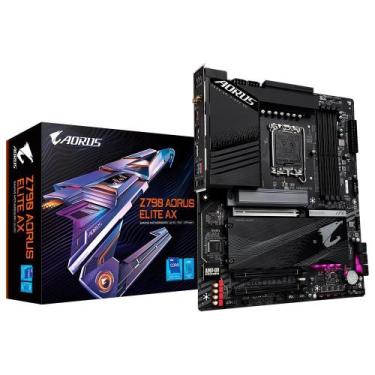 Imagem de Placa-Mãe Gigabyte Z790 Aorus Elite AX, LGA 1700, ATX, DDR5, Wi-Fi, Pr
