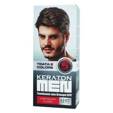 Imagem de Tonalizante Keraton Men Castanho Claro Kert