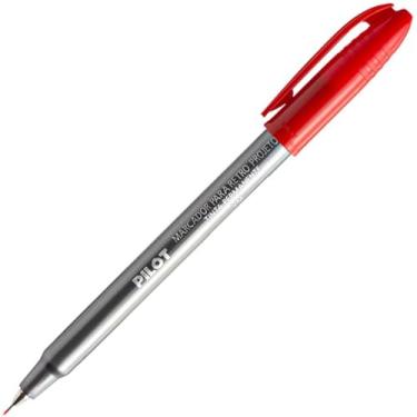 Imagem de Marcador Permanente Retroprojetor, 1.0mm, Vermelho, Blister com 01 Unidade, Pilot