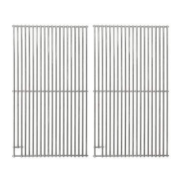 Imagem de 212925 Peças de substituição de grelhas para churrasqueira DCS BGB30-BQRN BGB30-BQR BGC30-BQ BGB30-BQRL BGC30-BQ-L BGC30-BQ-N BGB30 212926 DCS peças de churrasqueira grelhas de aço inoxidável 2 peças