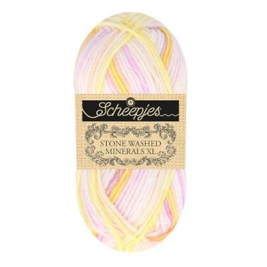 Imagem de Scheepjes Fio de pedra lavada XL Minerals 1 x 50 g 905 calcário pesado para tricô e crochê