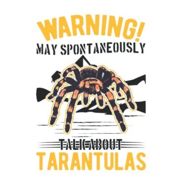 Imagem de Tarantel Notizbuch: May spontaneously talk about Tarantulas Tarantel / 6x9 Zoll / 120 karierte Seiten