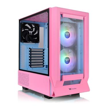 Imagem de Thermaltake Ventilador Ceres 350 MX/Bubble Pink/Torre média/CT140 ARGB Ventilador * 2/CT140 * 1/tela e painel frontal TG/conector oculto MB/CA-1Z3-00MAWN-00