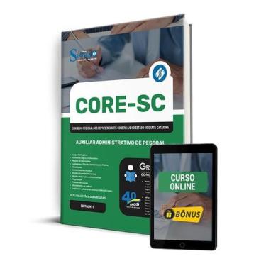 Imagem de Apostila CORE-SC 2024 - Auxiliar Administrativo de Pessoal - Editora S