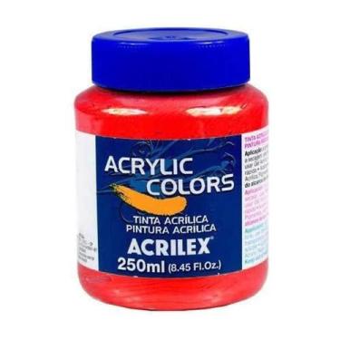 Imagem de Tinta Acrylic Colors 250ml G1 350-vermelho Acrilex, 350 - VERMELHO CLA