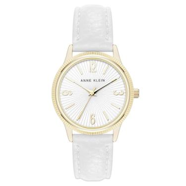 Imagem de Anne Klein Relógio feminino com pulseira, Branco