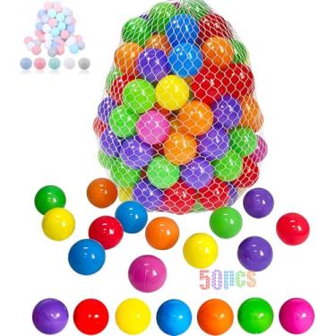 Imagem de LANGXUN 50 100 200 bolas de plástico macio para crianças, presente para bebê, aniversário, Natal, barraca de brincar, brinquedos de piscina para bebês, decoração de festa