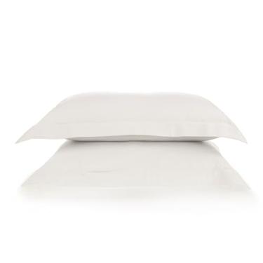 Imagem de Karsten Kit com 2 Super Fronhas Bossa Branco 300 Fios 100% Algodão