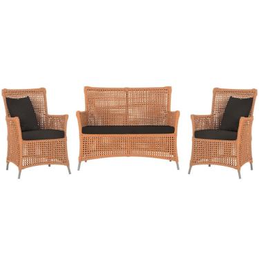 Imagem de  Jogo Sofá e 2 Poltronas de Área Igapó Alumínio