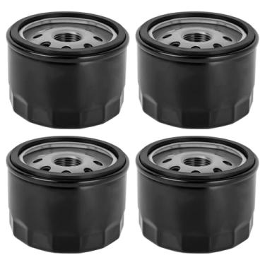 Imagem de Filtro de óleo 49065-0721 compatível com Kawa sak FR730V FX730V FR691V FS691V FR600V FX691V FS651V FR651V FX600V FR541V, substituição do filtro do motor para 49065-7007 492932, 4 Pacote