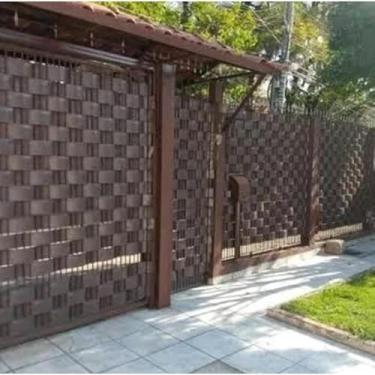 Imagem de Protetor Fechamento Portão Grade Varanda 10 a 50m ((25m Marrom))