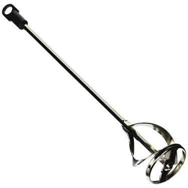 Imagem de Edward Tools Misturador de tinta e lama para broca - Mistura de 3,5 a 7,5 litros - 49 cm de comprimento - Eixo hexagonal de 5/40.6 cm - Aço zincado - Solda reforçada - Cabeça hexagonal antiderrapante