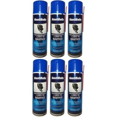 Imagem de Descarbonizante Náutico NautiBelle 300 Ml Barco Lancha Kit 6