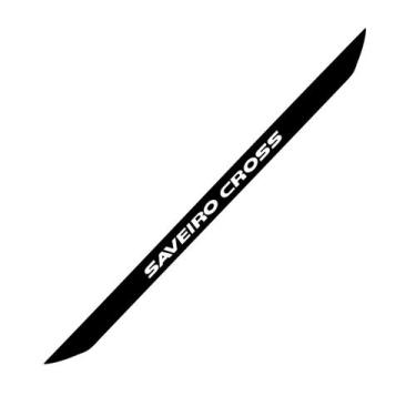 Imagem de Faixa Adesivo Saveiro Cross G5 G56 MD1 Preto - Jhow Adesivos