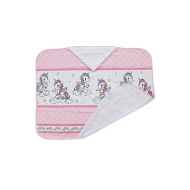 Imagem de Toalha Para Pintar Infantil Velour Com Capuz Artesanalle Dohler Branco