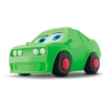 Imagem de Brinquedo Carrinho 15cm Soft Mordedor P- Bebês - Silmar Verde