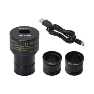 Imagem de Câmera De Microscópio CMOS De 5MP USB2.0 Ocular Eletrônico Digital Mic