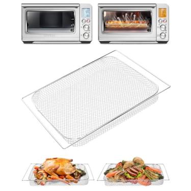 Imagem de Cesta de malha Smart Oven Air Fryer 1 peça compatível com forno de convecção Breville BOV860BSS, bandeja de cozimento de aço inoxidável, acessório de substituição original auxiliar com forno de