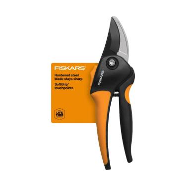 Imagem de Fiskars 79436997J Softgrip Bypass Podador, Preto/Laranja Pequeno
