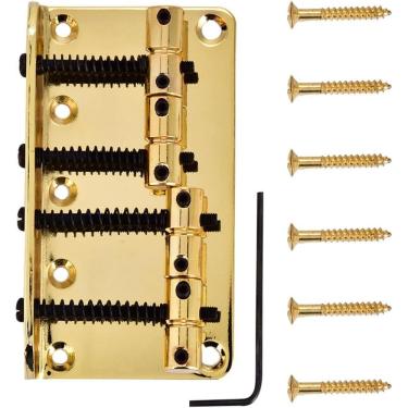 Imagem de Ponte Ronsani Vintage P/ Baixo 4 Cordas Dourado 676