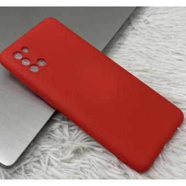 Imagem de Case Capa Capinha A31 Samsung Galaxy Silicone Aveludado Proteção de Câ