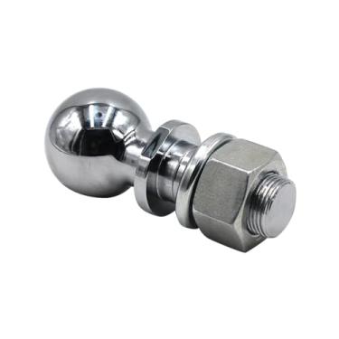 Imagem de Wakauto 50 mm Chrome Trailer Hitch Ball 5000lbs Universal Conector Trailer Peças Acoplamento Para-choque Hitch Pin