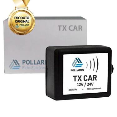 Imagem de Controle No Farol Alto Moto Carro Portão Eletrônico 433mhz - Pollaris