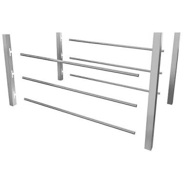 Imagem de Suporte Inox Parrilla 60CM Hamburgueria Carnes Gourmet - WRSTEEL