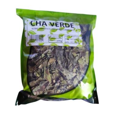 Imagem de Chá Verde Natural em Folhas, 100g, Nome Científico Ilex Paraguariensis, Erva-Mate Tradicional validade até 07/2028