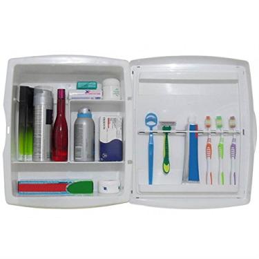 Imagem de Armário de Banheiro Pequeno Branco com Espelho - 010401111 - METASUL