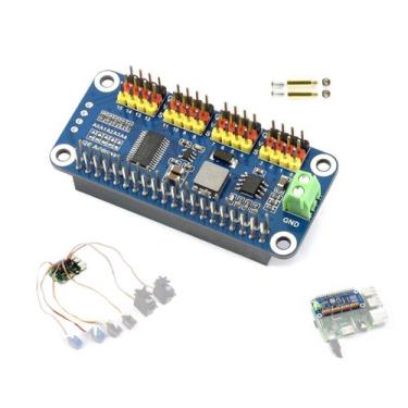 Imagem de Driver de servomotor PWM HAT UEEKkoo para Raspberry Pi e Jetson