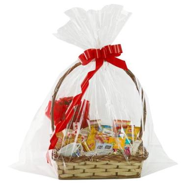 Imagem de Sacos de celofane Morepack Extra Large para cestas de presentes 90x120