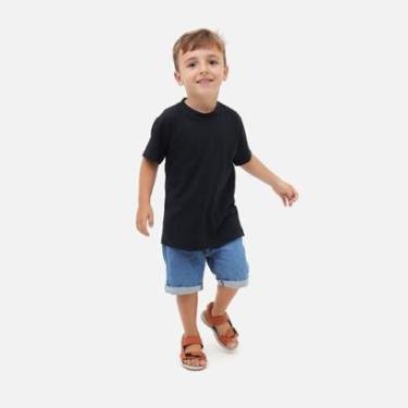 Imagem de Camiseta Básica Infantil Modelagem Tradicional Kids Techmalhas Unissex-Unissex